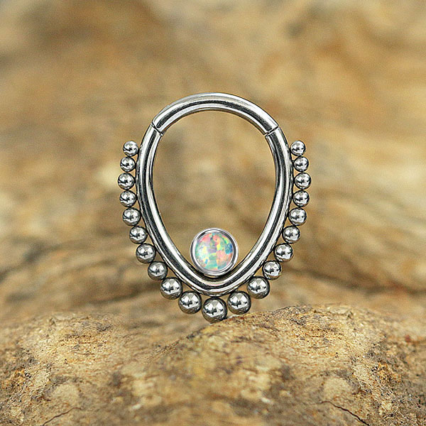 steel hinged segment ring,steel piercing cluster,steel body jewelry,snug piecing,helix piercing,septum piercing,body jewelry
