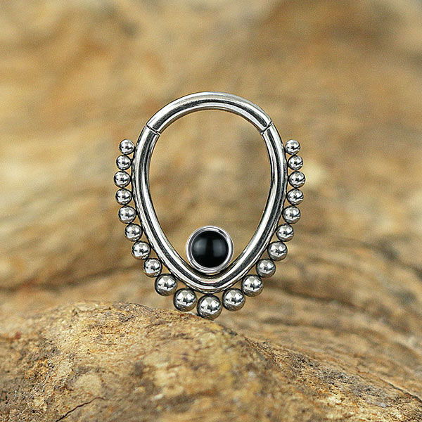 steel hinged segment ring,steel piercing cluster,steel body jewelry,snug piecing,helix piercing,septum piercing,body jewelry