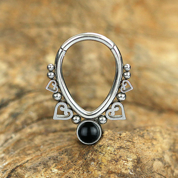 steel hinged segment rings,steel piercing cluster,steel piercing,steel body jewelry,septum piercing,daith piercing,rook piercing