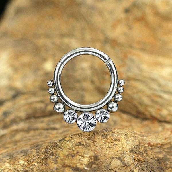steel hinged segment rings,steel cluster piercing,steel body jewelry,snug piercing,tragus piercing,septum piercing,steel body piercing wholesale