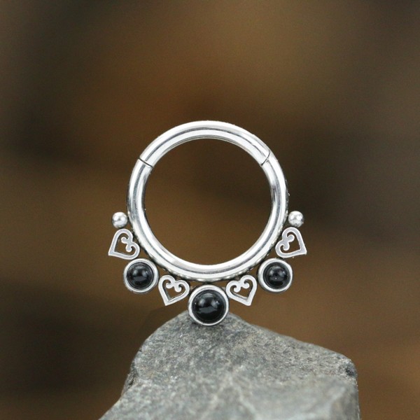steel hinged segment rings,steel cluster piercing,steel body jewelry,tragus piercing,daith piercing,septum piercing,wholesale steel body piercing jewelry
