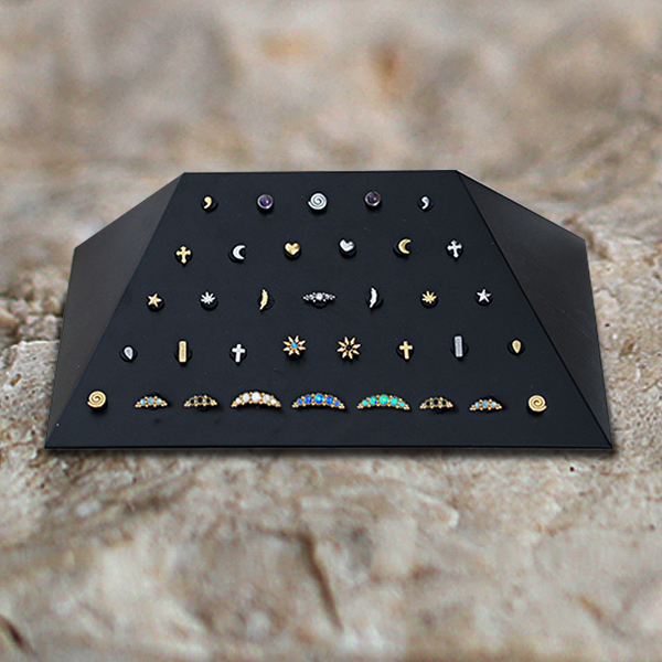 body piercing jewelry,piercing jewelry display,threadless piercing