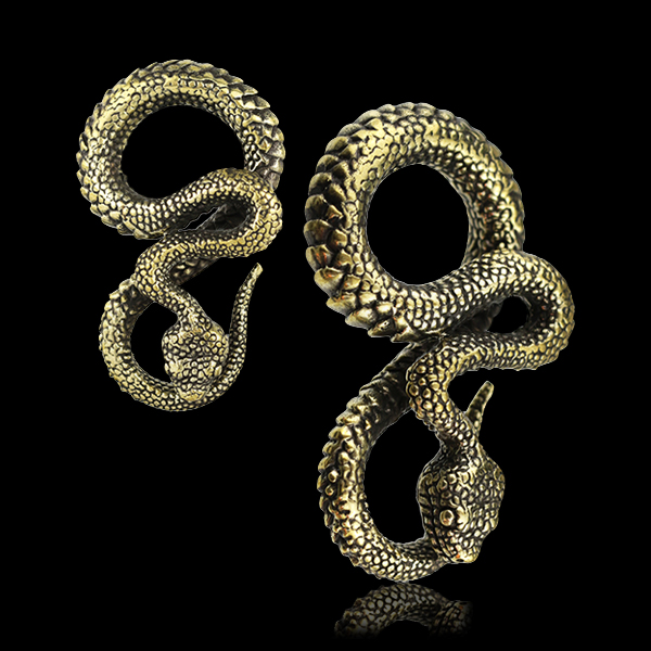 brass ear-weight,large gauge piercing,white brass ear-weight,white brass piercing wholesale