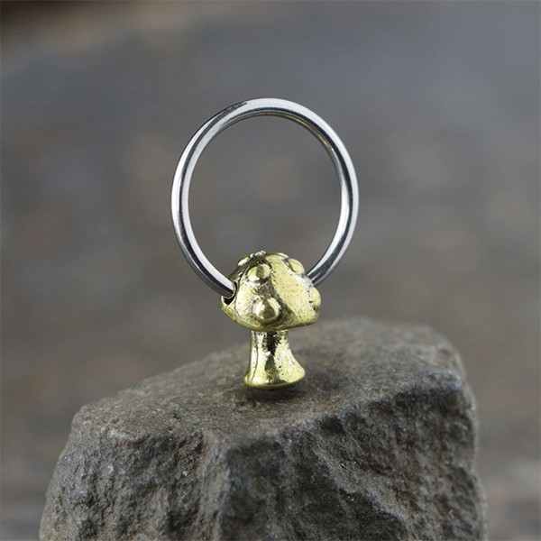 brass,piercing,skull,BCR,brass,septum,wholesale