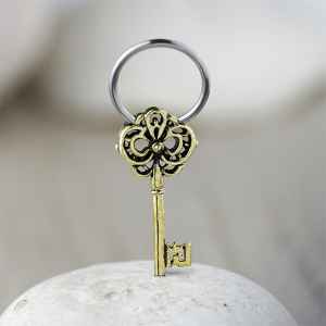Steel Piercing Ball Closure Rings (BCR) 1 BKBCR 024