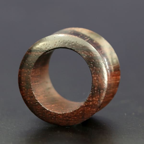 wood,tunnel,tribal,earring