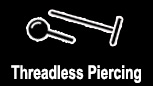 Threadless Piercing